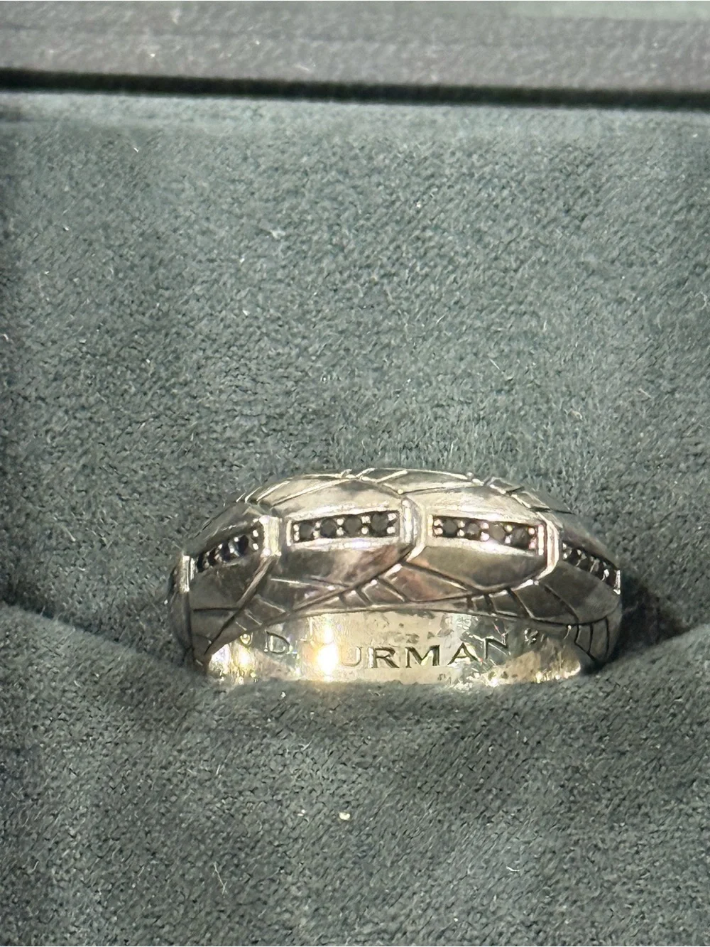 David Yurman Men’s Empire Band Ring Size 10